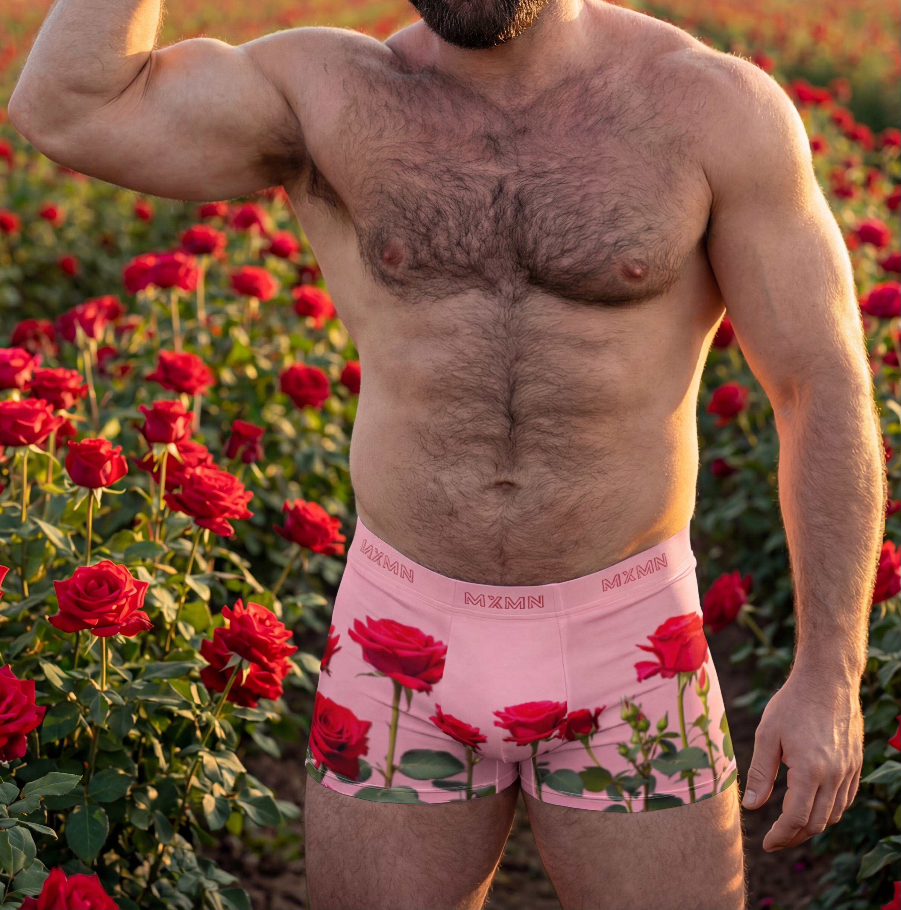 MXMN Red Rose Boxer Briefs