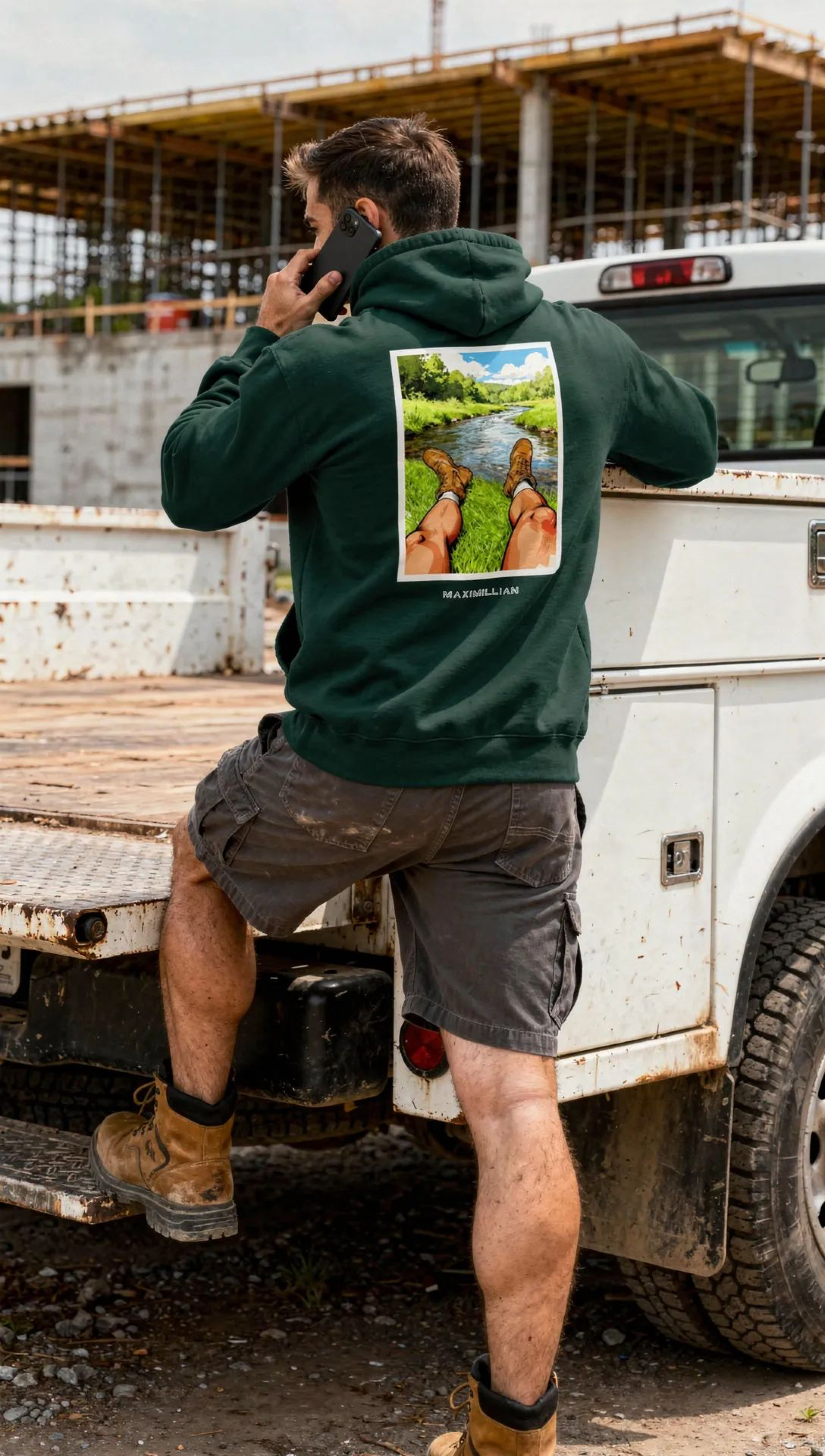 Maximillian River Break Oversized Hoodie